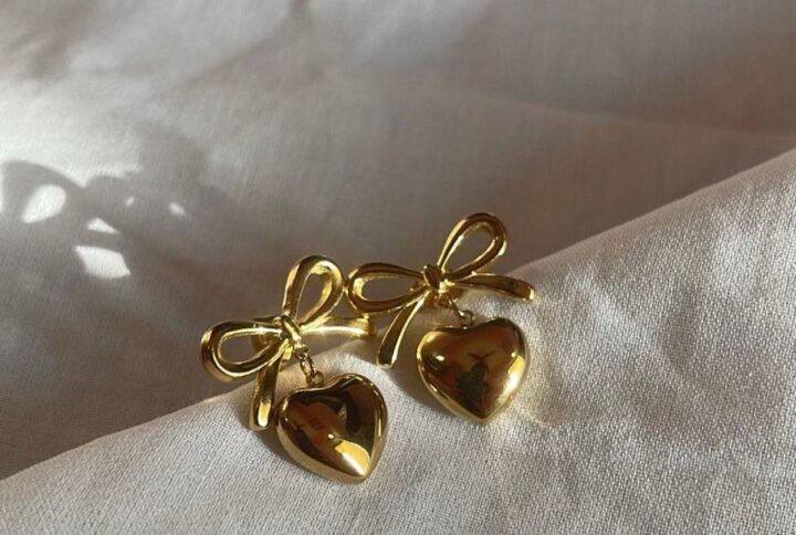 Luxe Bow & Love Earrings